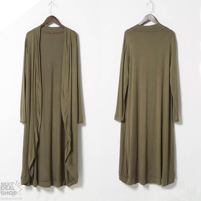 Casaco Femeninas Tricot Duster